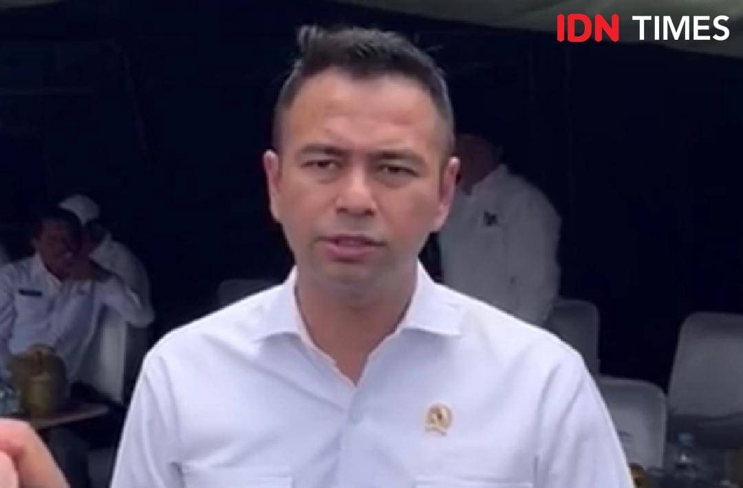 Raffi Ahmad apresiasi langkah menteri Agus Andrianto yang merubah citra pulau Nusakambangan, Rabu (5/11/2025).(IDN Times/Cokie Sutrisno)
