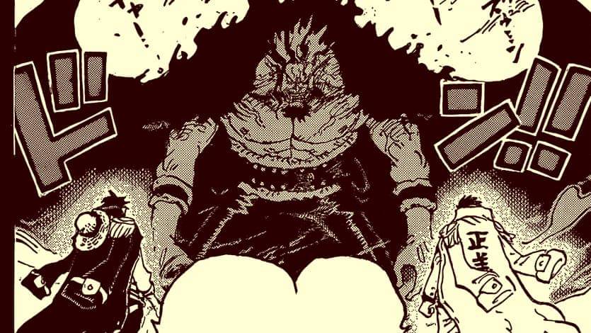 Gol D. Roger dan Monkey D. Garp lawan Rocks D. Xebec. (Dok. Shueisha, Eiichiro Oda/One Piece)