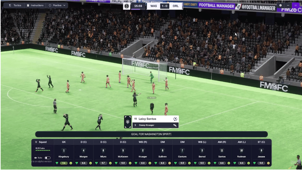 Screenshot Football Manager 26 (FM26), diambil Estu Putro Wibowo. (Dok. Sports Interactive, SEGA/Football Manager 26)