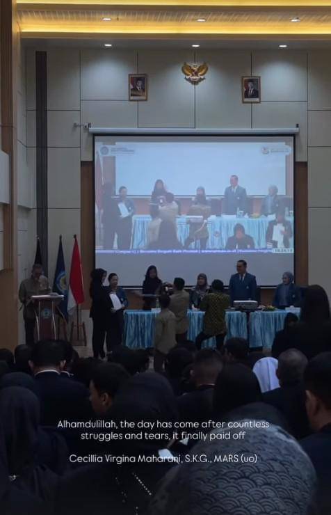 Cecillia Gina, Anak Limbad Wisuda S2 (instagram.com/limbadindonesia)