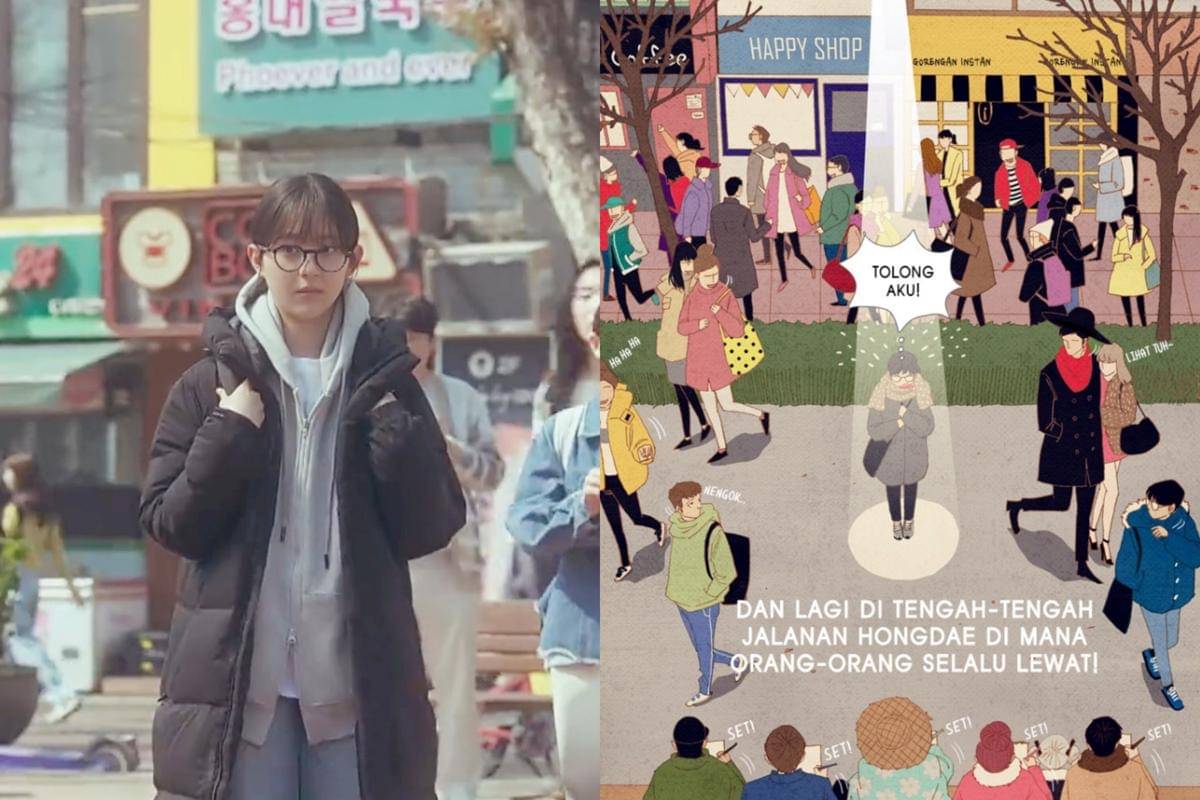 Drakor dan webtoon Spirit Fingers