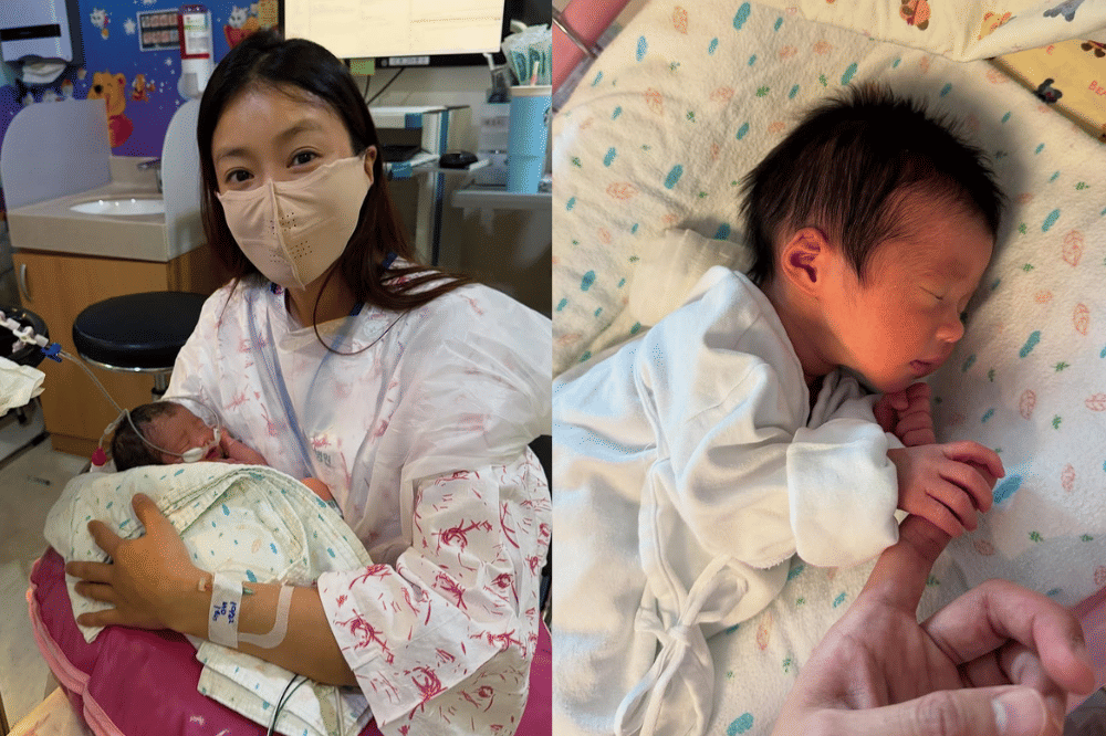 Potret momen Lee Si Young melahirkan anak kedua