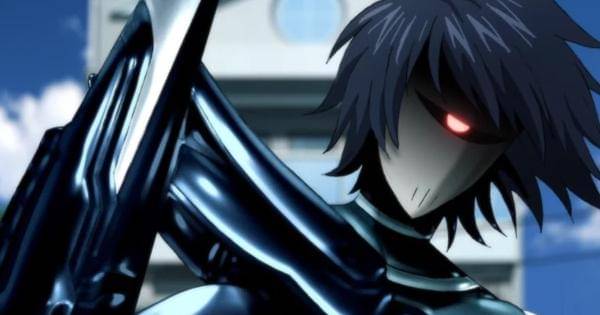 Drive Knight menggunakan pedangnya - One Punch Man