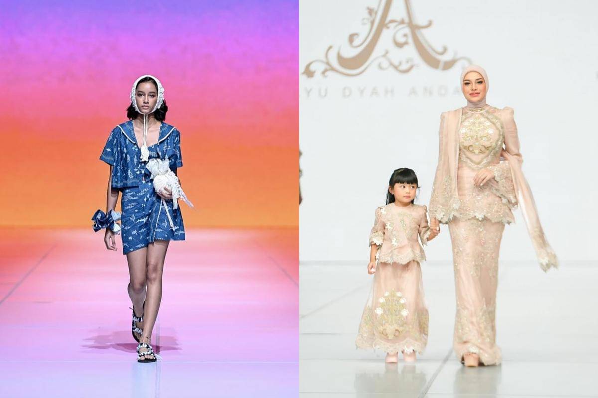 Widuri, Aurel Hermansyah, dan Ameena di Jakarta Fashion Week 2026