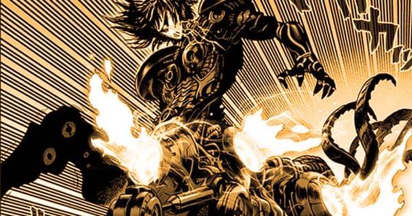 Drive Knight dalam mode Knight - One Punch Man