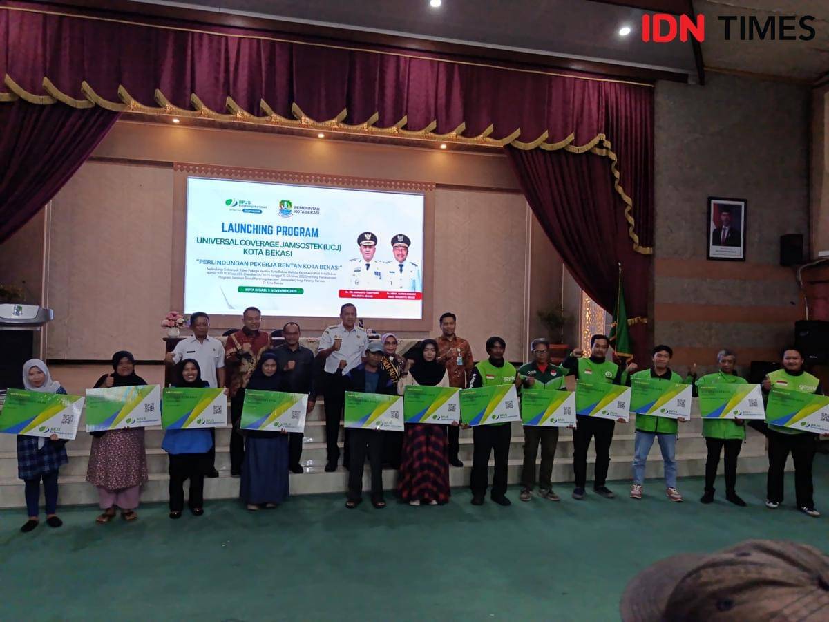 Penerima manfaat BPJS Ketenagakerjaan gratis. (IDN Times/Imam Faishal)