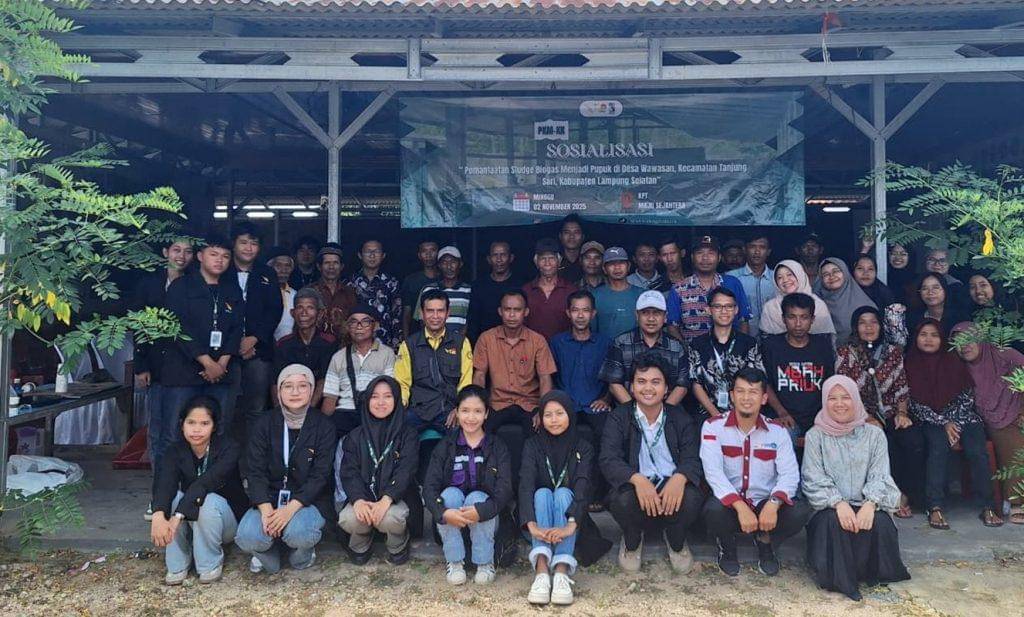 Tim Dosen dan Mahasiswa dari Prodi Teknik Kimia, Fakultas Sains Itera, Laksanakan Kegiatan Pengabdian kepada Masyarakat (PkM) di Koperasi Produksi Ternak (KPT) Maju Sejahtera, Desa Wawasan, Kecamatan Tanjung Sari