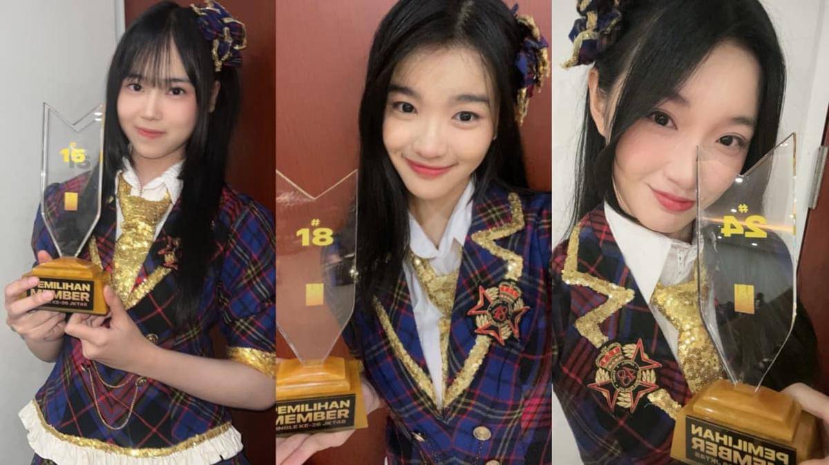 Lana, Erine, dan Delynn JKT48