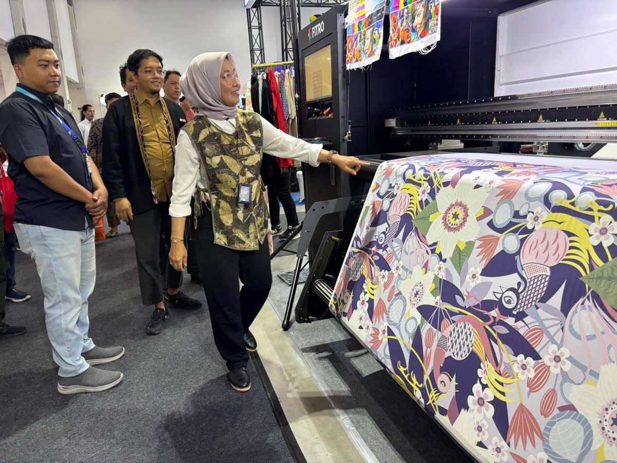 Indonesia Grafika Expo Jogja 2025, di Jogja Expo Center (JEC). (IDN Times/Herlambang Jati Kusumo)