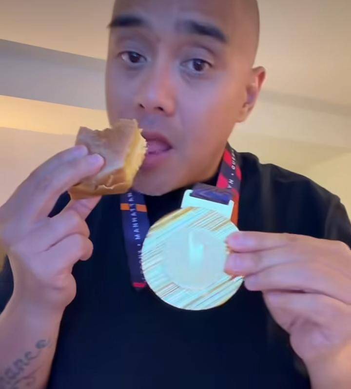 potret Saykoji sukses di New York Marathon 2025