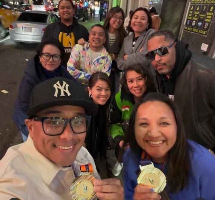 potret Saykoji sukses di New York Marathon 2025