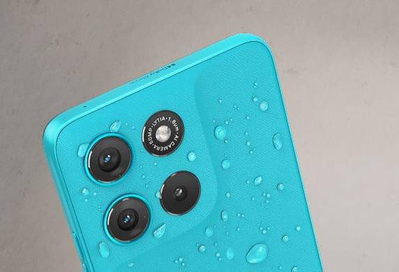 ilustrasi Motorola Moto G67 Power yang bersertifikasi IP64