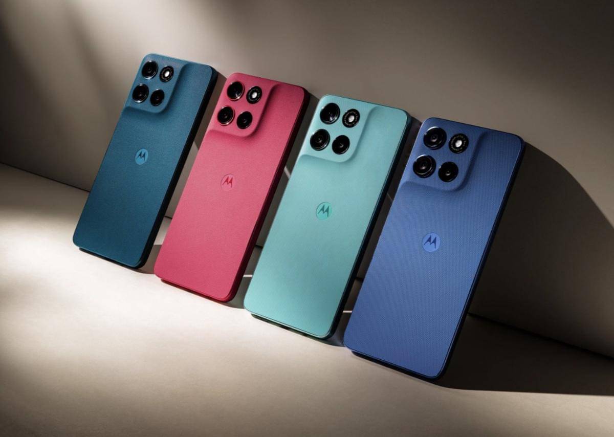 empat opsi warna Motorola Moto G57 Power