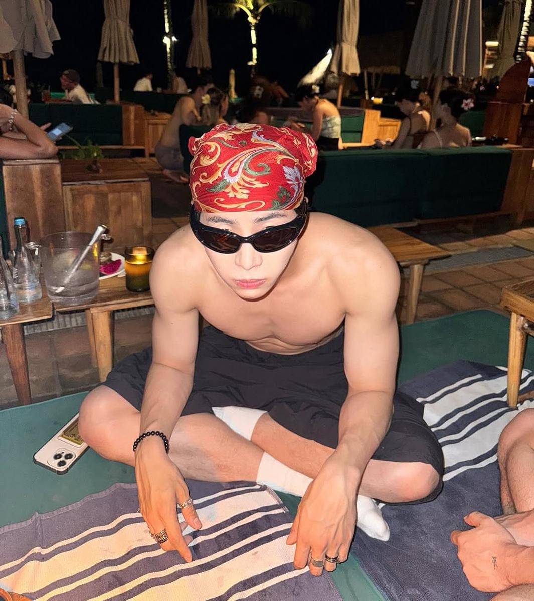 potret liburan Choo Young Woo di Bali