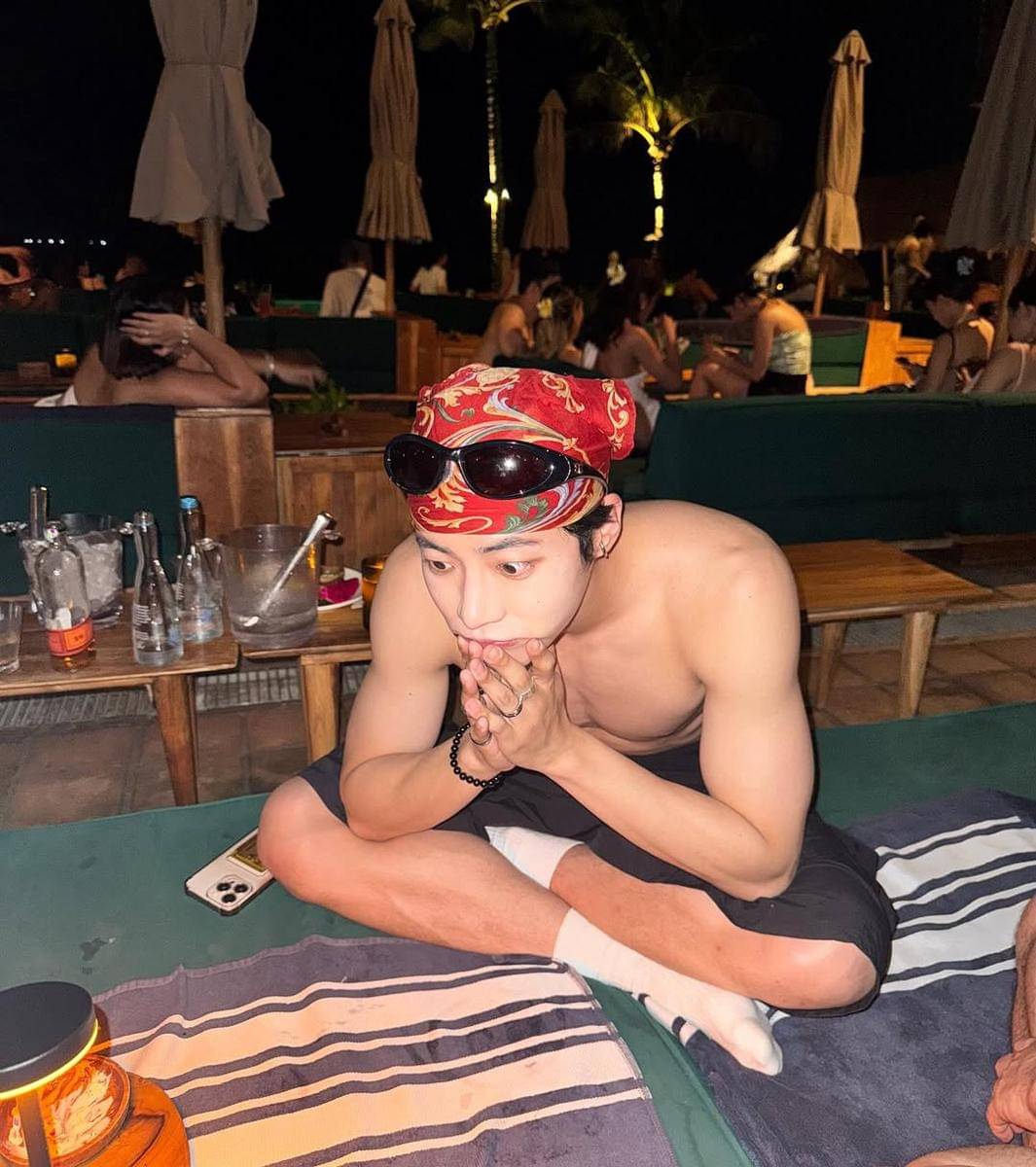 potret liburan Choo Young Woo di Bali