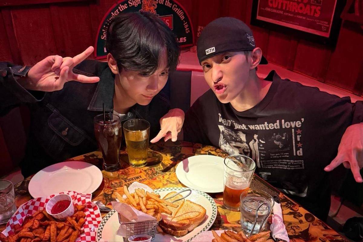 potret DK dan Seungkwan SEVENTEEN