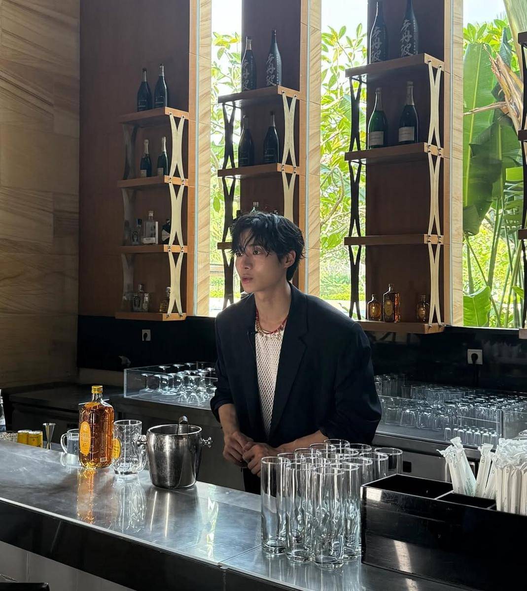 potret liburan Choo Young Woo di Bali