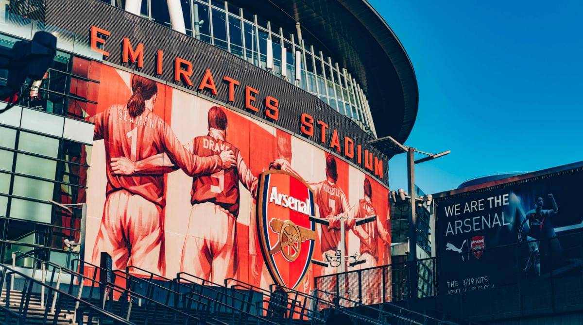 bagian Emirates Stadium, markas Arsenal