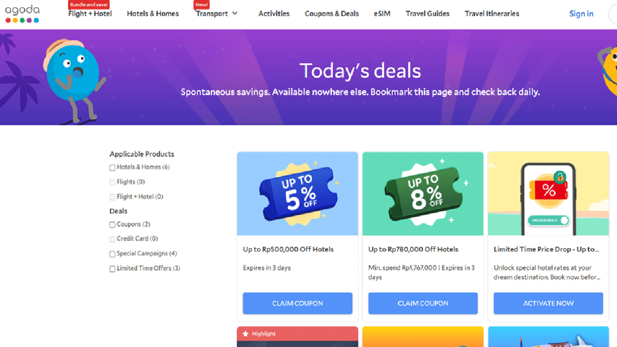 promo hotel di Agoda