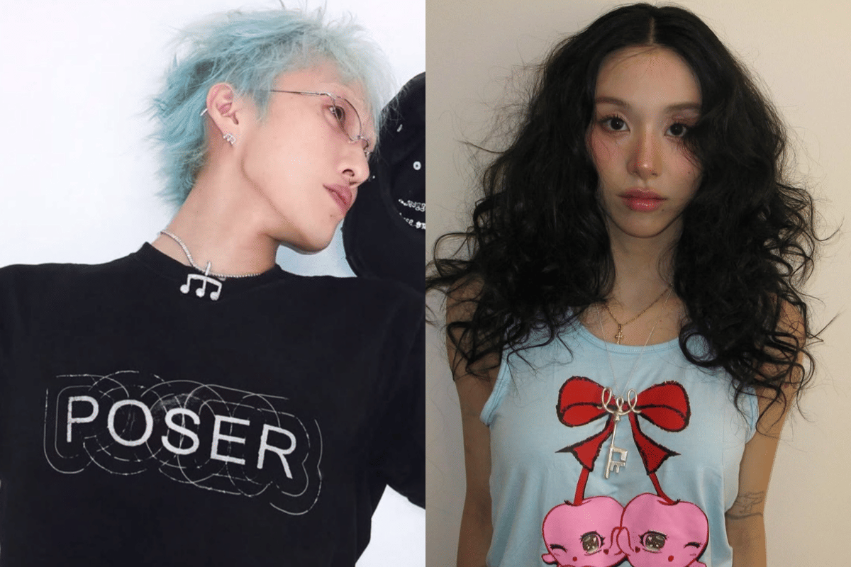 potret Zion.T dan Chaeyoung TWICE