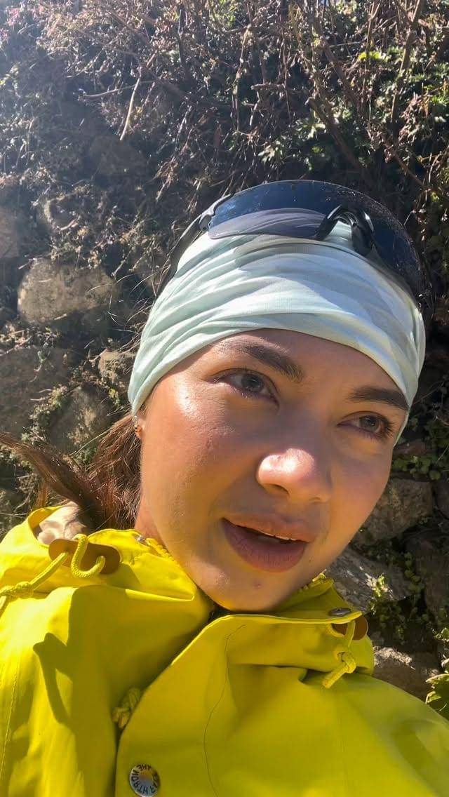 potret Angela Gilsha menuju puncak