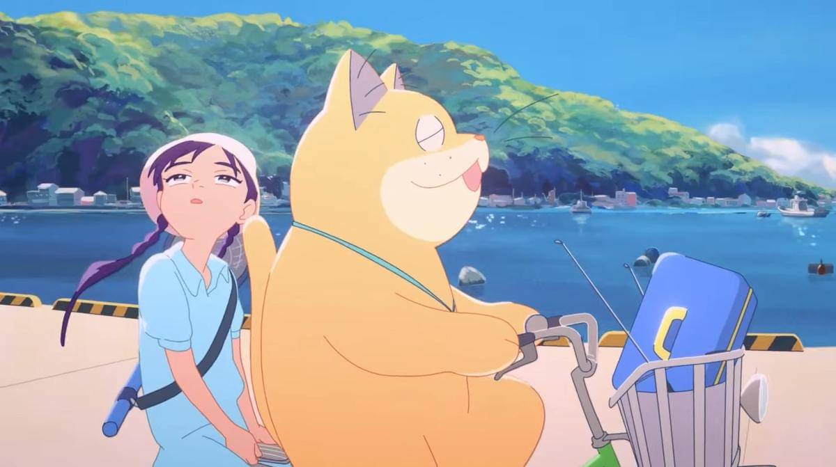 cuplikan anime Ghost Cat Anzu