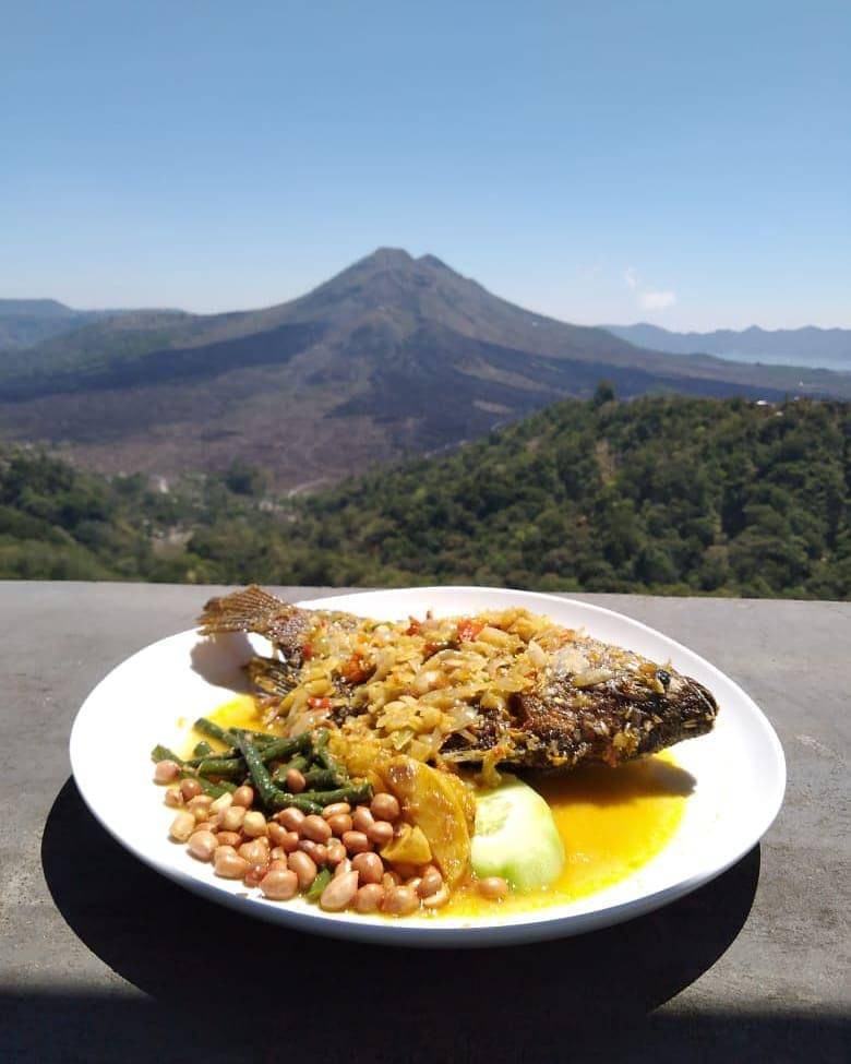 mujair nyat-nyat di Warung Jowet Kintamani (instagram.com/warungjowetkintamani)