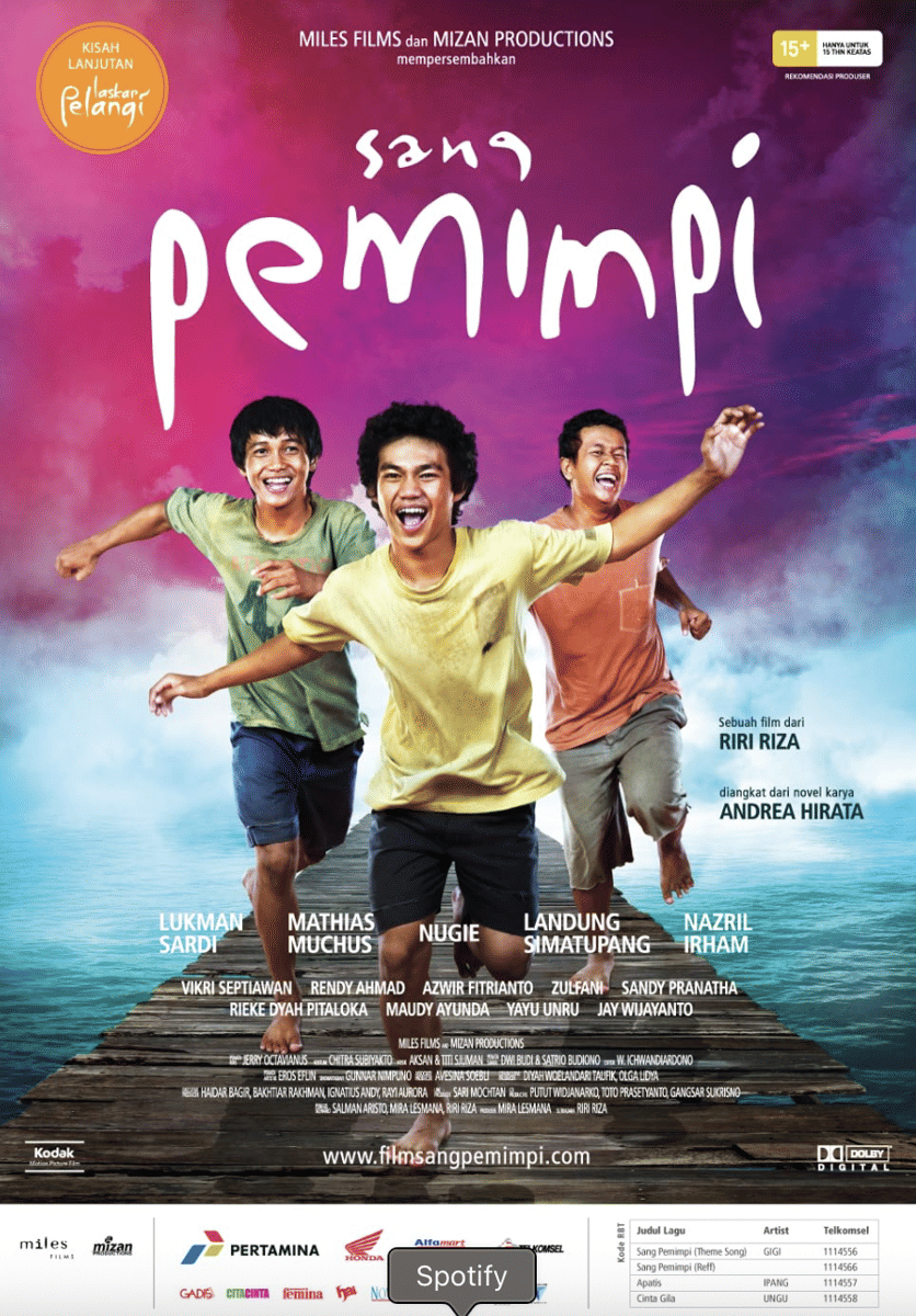 poster film Sang Pemimpi (dok. Miles Films/Sang Pemimpi)
