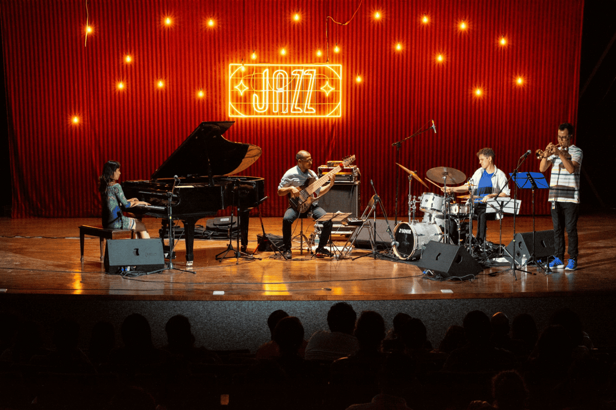 ilustrasi acara musik jazz