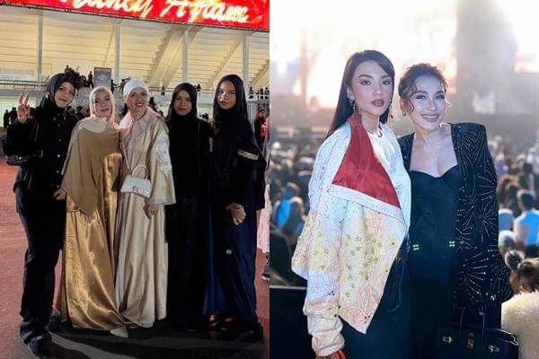 Artis Nonton Konser Nancy Ajram di Jakarta