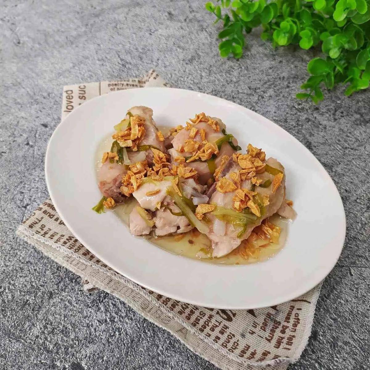 resep ayam kukus jahe