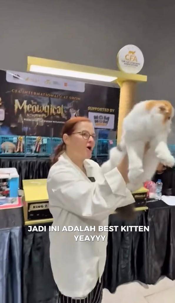 Uya Kuya ikut kejuaraan kucing