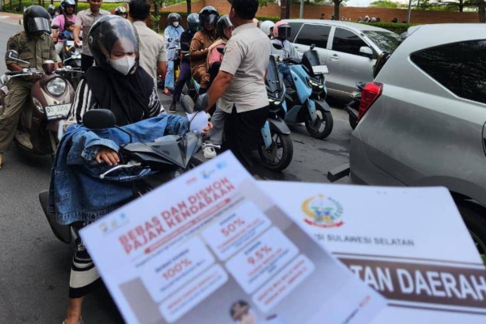 Bapenda Sulsel sosialisasikan perpanjangan program insentif pajak kendaraan bermotor. (Dok. Istimewa)