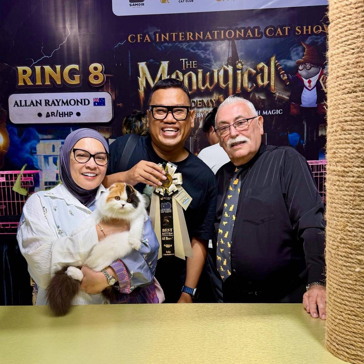 Uya Kuya ikut kejuaraan kucing