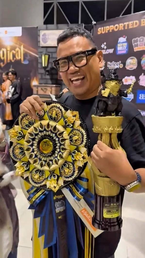 Uya Kuya ikut kejuaraan kucing