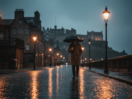 prompt gemini AI foto sendiri di Edinburgh
