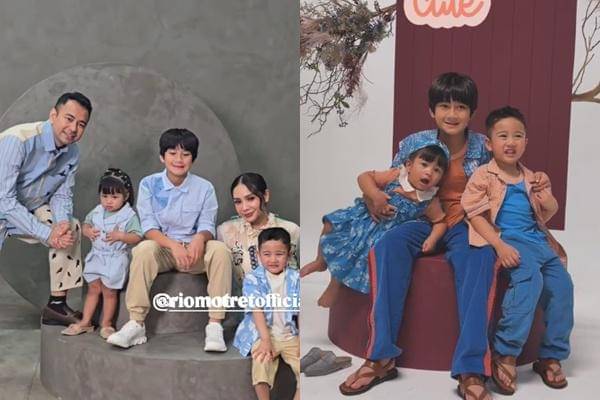 Pemotretan Rafathar, Rayyanza dan Lily (instagram.com/riomotret)