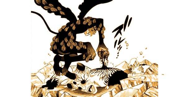 Adramelech mencabut jantung Lucifero - Black Clover