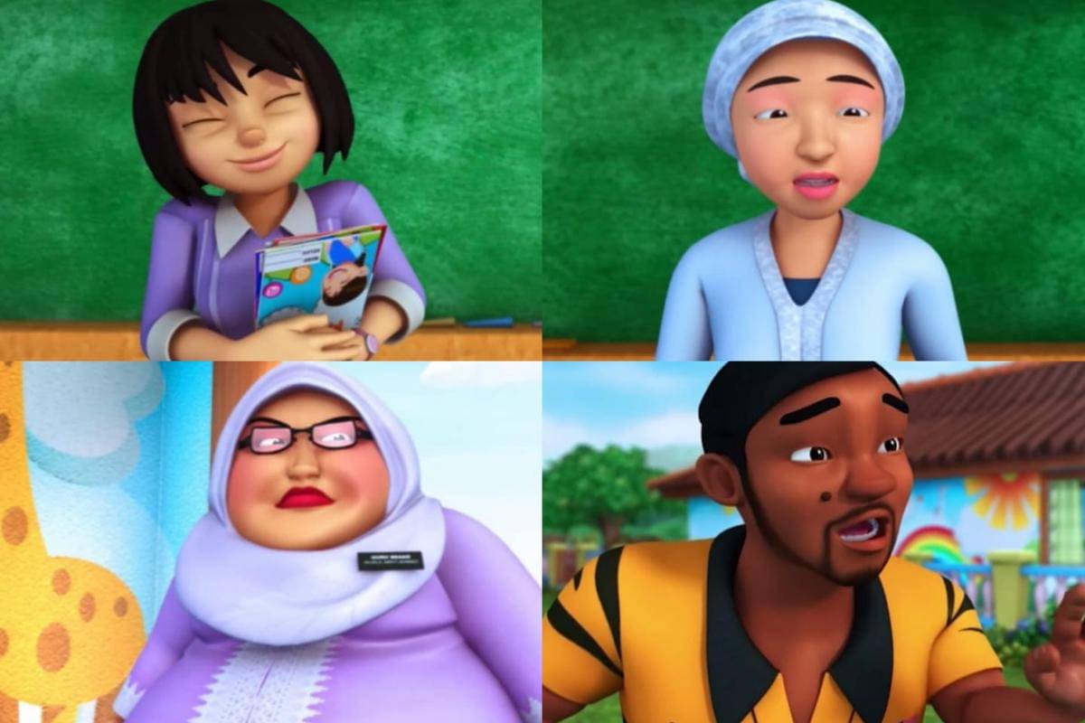 karakter guru di Upin & Ipin