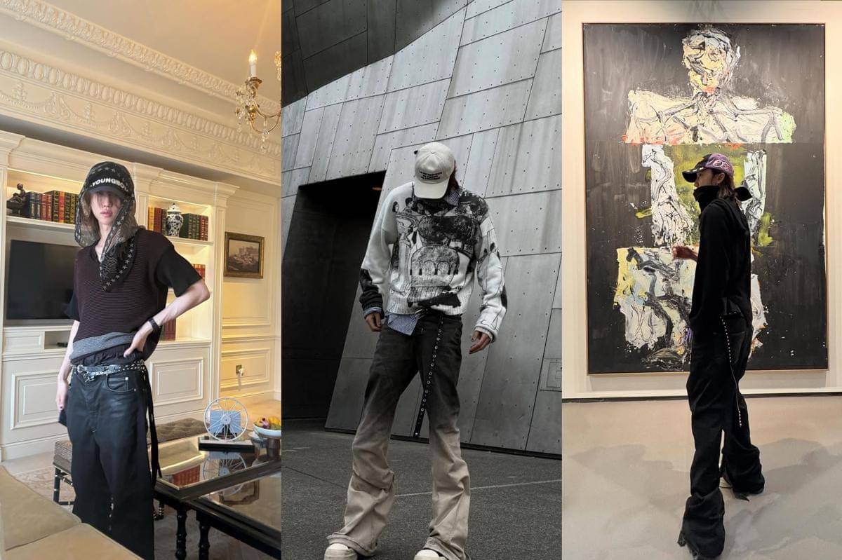 outfit ke museum ala The8 Seventeen