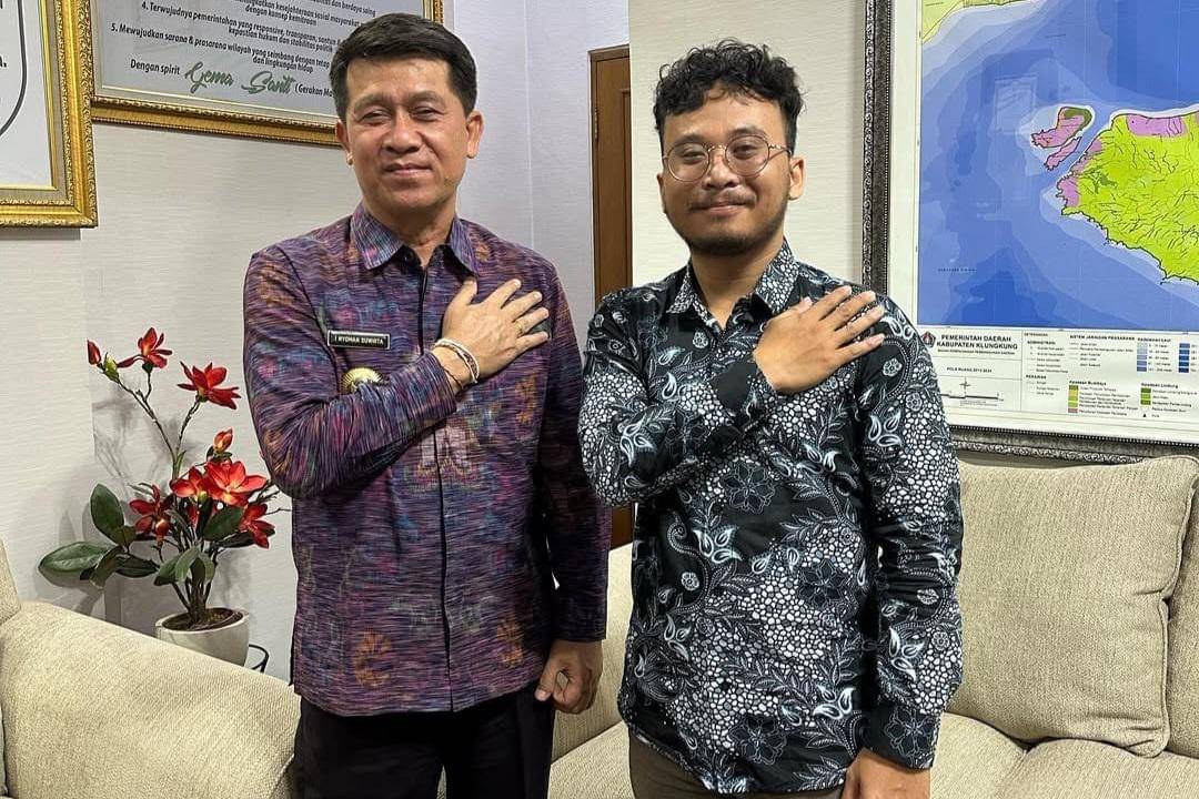 Bupati Klungkung dan Reza Riyadi Pragita