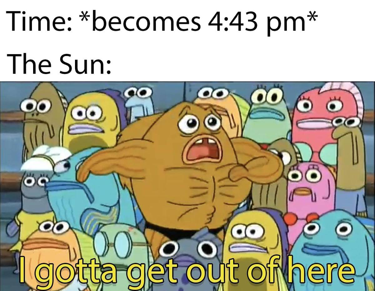 meme SpongeBob tentang Matahari