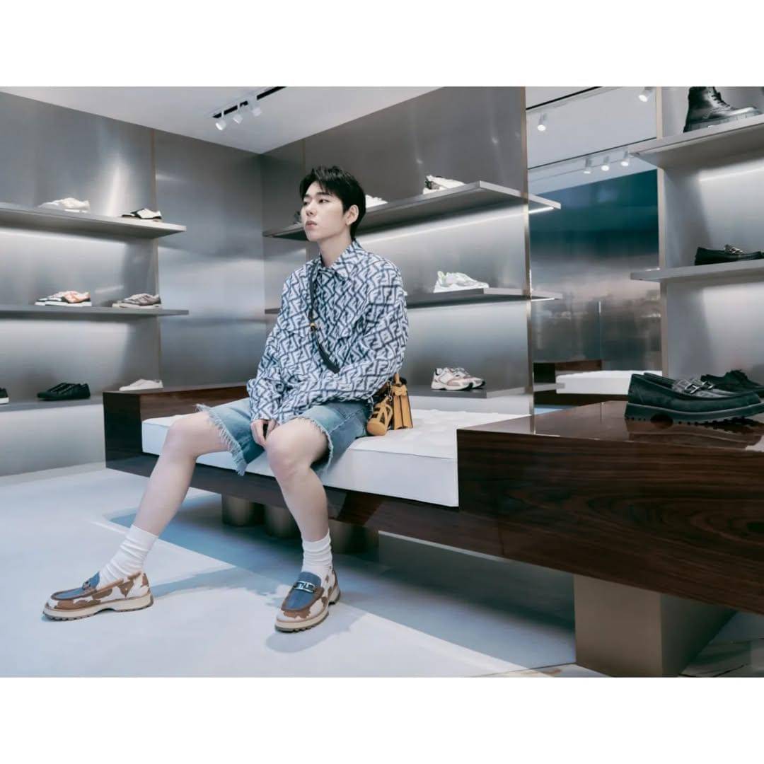 padu padan celana pendek ala Zico