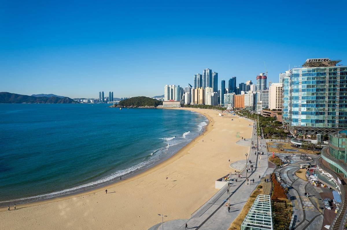 Pantai Haeundae, Busan, Korea Selatan