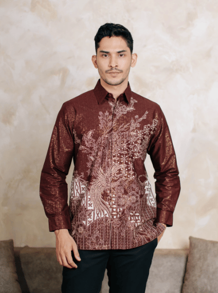 Adyatma Foil Amarta Maroon