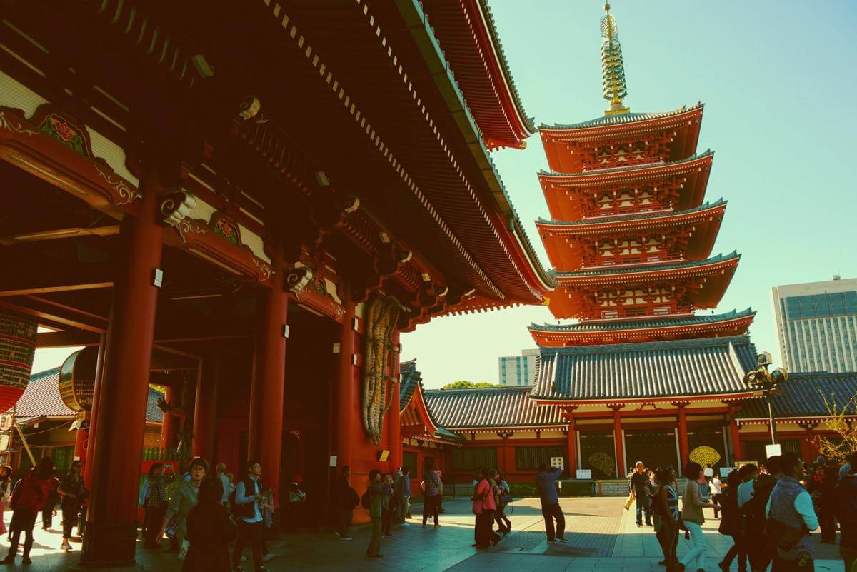 potret Asakusa Sensoji, Jepang