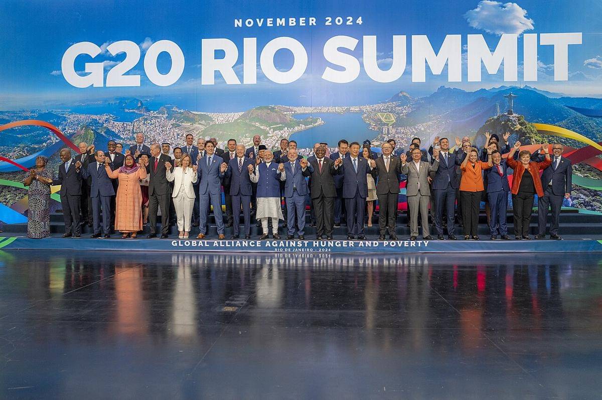 Pertemuan anggota G20 di Rio de Janeiro, Brasil.