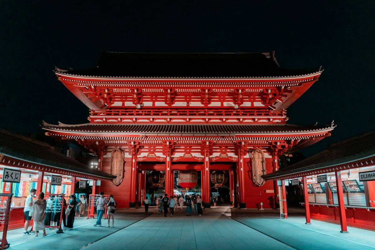 potret Asakusa Sensoji, Jepang