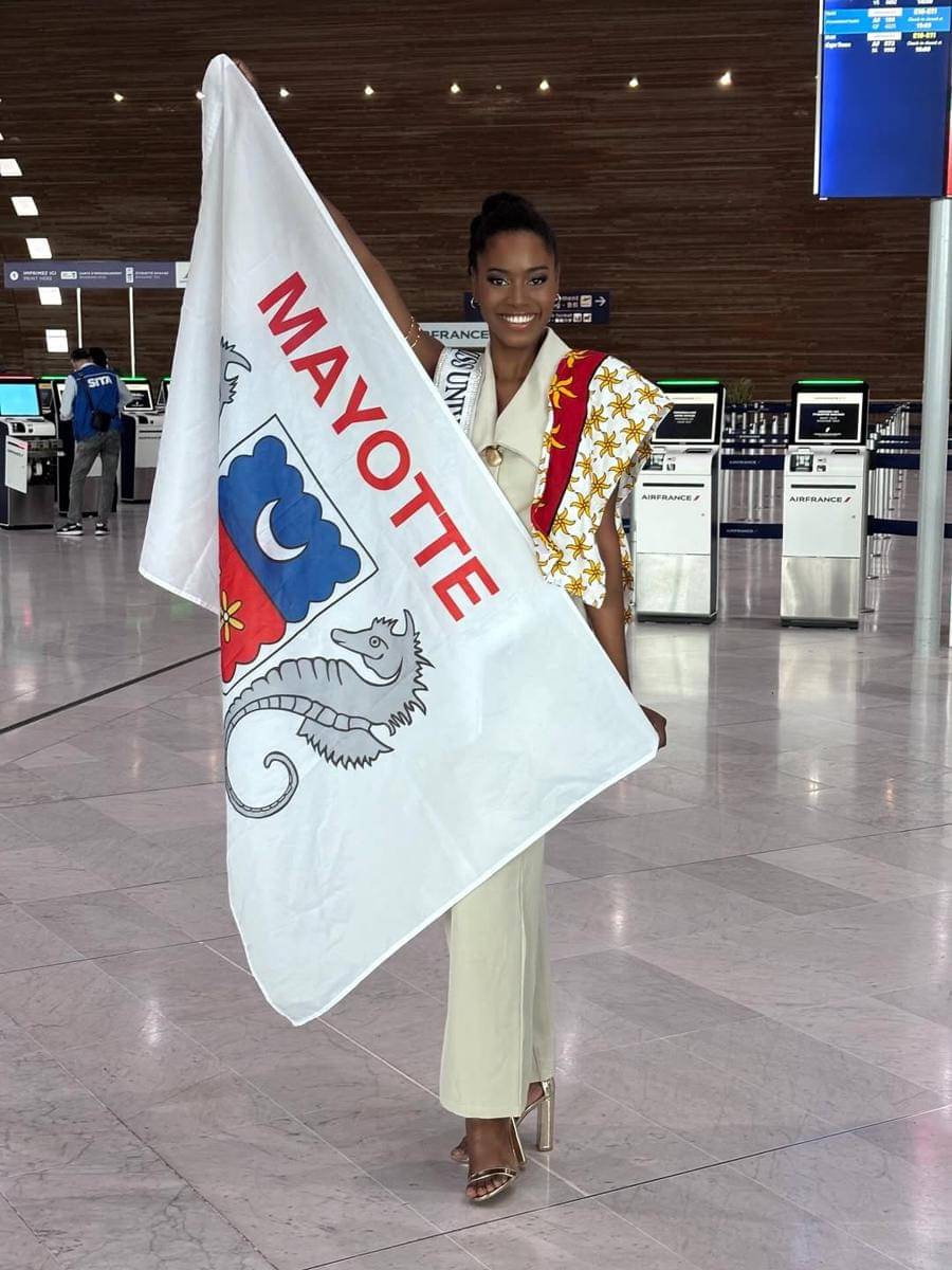 potret Nourya Aboutoihi, Miss Universe Mayotte 2025