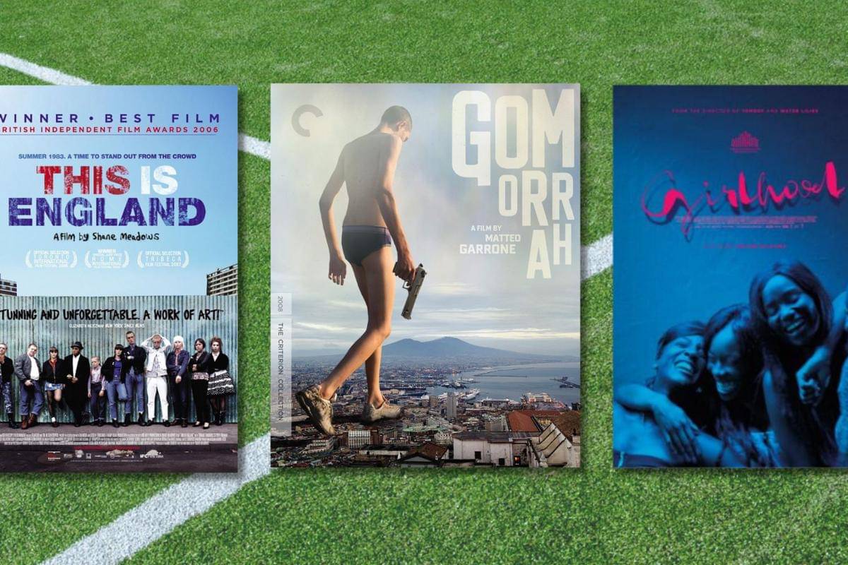 poster film This Is England, Gomorrah, dan Girlhood 